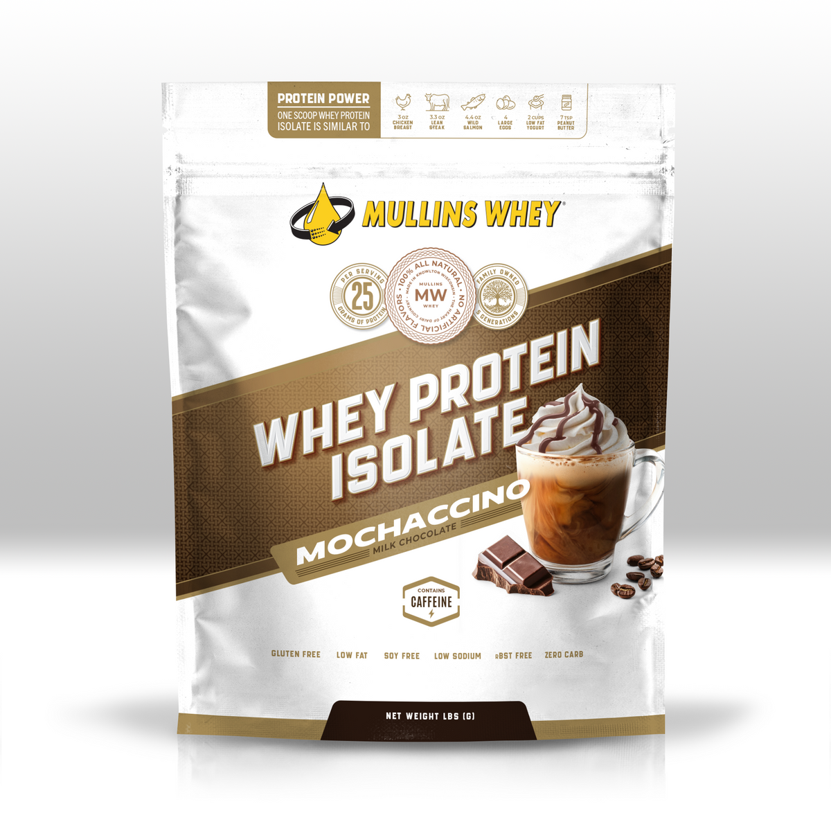 ももくま　カプチュール Mochaccino - 12 oz – Mullins Whey
